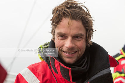 IDEC SPORT- ARRIVEE  RECORD TROPHEE JULES VERNE