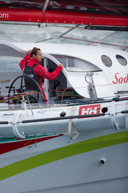 MAXI TRIMARAN SODEBO - THOMAS COVILLE - RECORD TOUR DU MONDE EN SOLITAIRE - 2008..