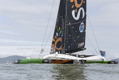 .Itajaï (Brazil), saturday, november 7, 2015, Thomas Coville and Jean-Luc Nélias second in the Transat Jacques Vabre.Photo © JEAN-MARIE LIOT   DPPI