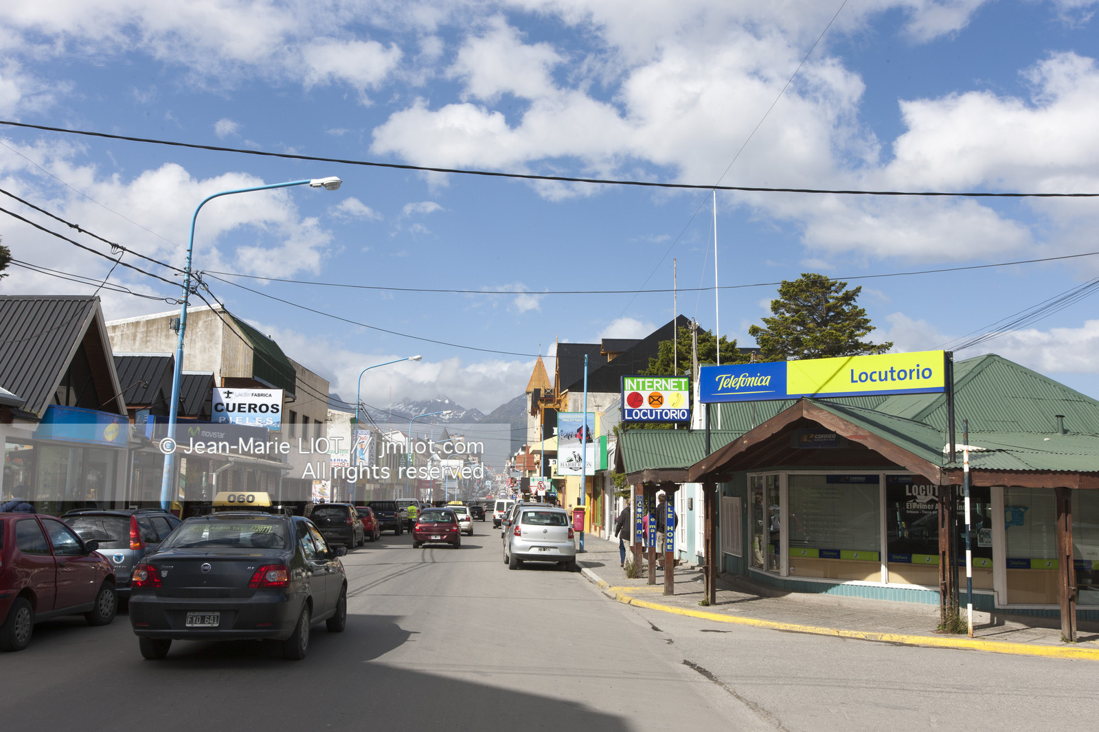 Ushuaia, Terre de Feu est la ville la plus australe du globe.Située à la pointe de l'Argentine cette province est la porte de l'antartique.photo © Jean-Marie Liot.