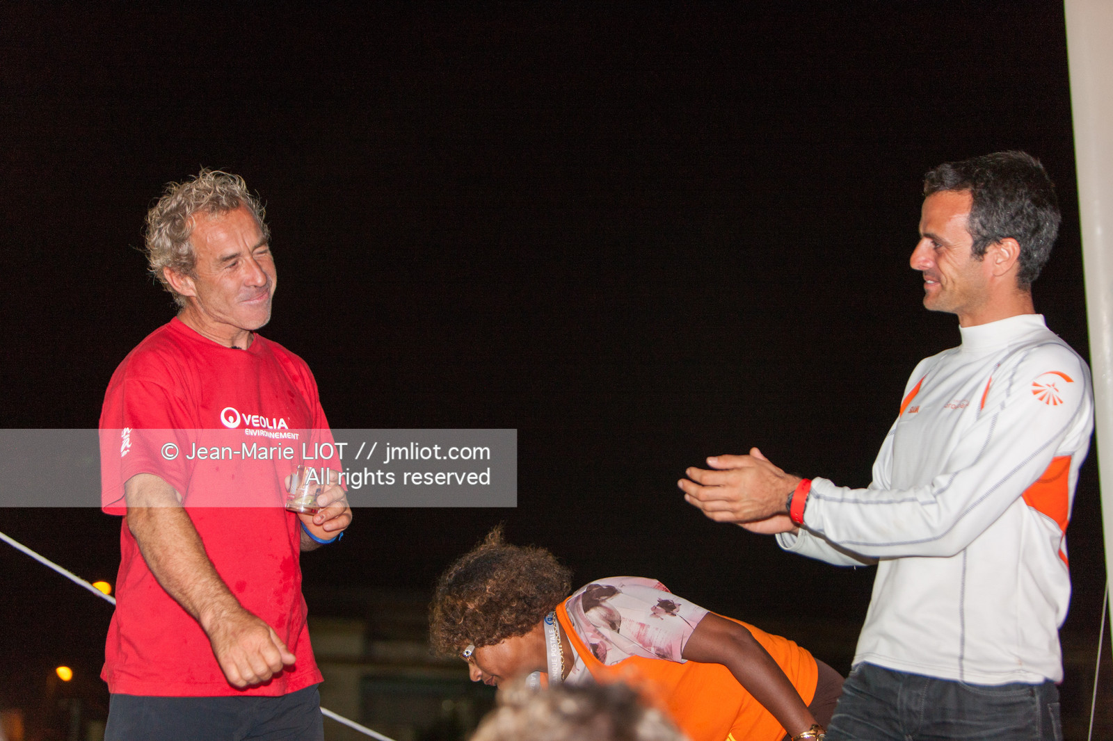 ROUTE DU RHUM 2010 - ARRIVEE DE ROLAND JOURDAIN