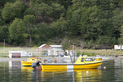 Ushuaia, Terre de Feu est la ville la plus australe du globe.Située à la pointe de l'Argentine cette province est la porte de l'antartique.photo © Jean-Marie Liot.