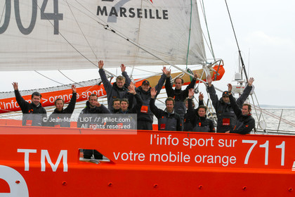 ARRIVEE ORANGE 2 BRUNO PEYRON
