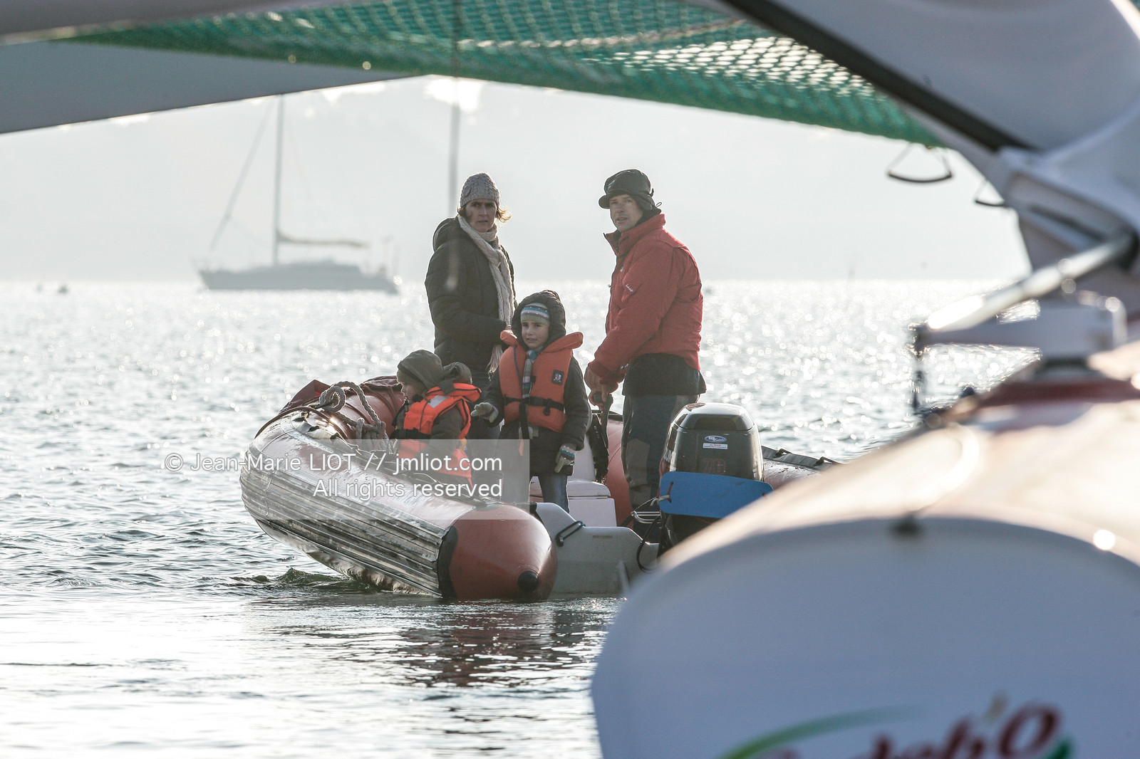 MAXI TRIMARAN SODEBO - THOMAS COVILLE - RECORD TOUR DU MONDE EN SOLITAIRE..