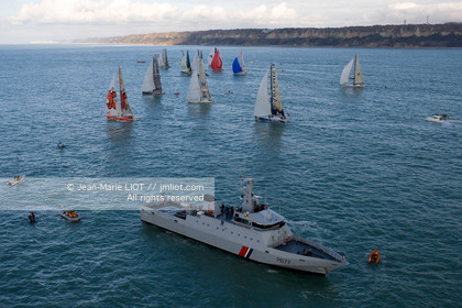 DEPART DE LA TRANSAT JACQUES VABRE.
