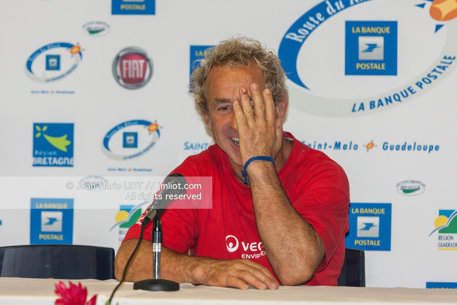 ROUTE DU RHUM 2010 - ARRIVEE DE ROLAND JOURDAIN