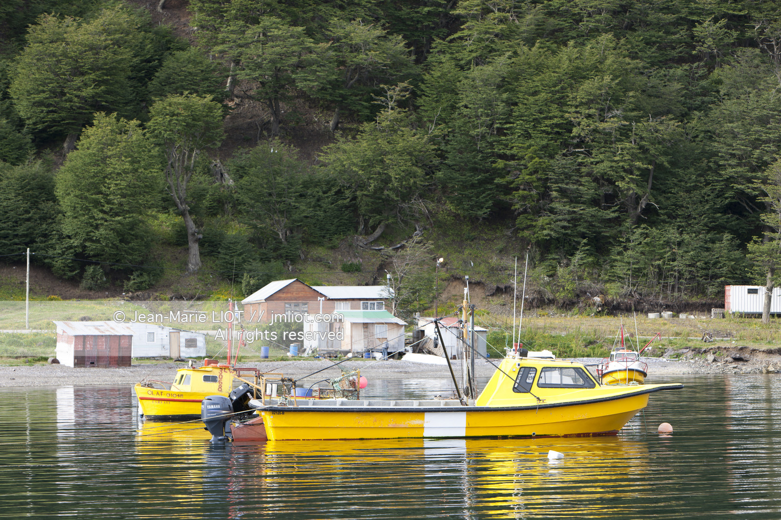 Ushuaia, Terre de Feu est la ville la plus australe du globe.Située à la pointe de l'Argentine cette province est la porte de l'antartique.photo © Jean-Marie Liot.