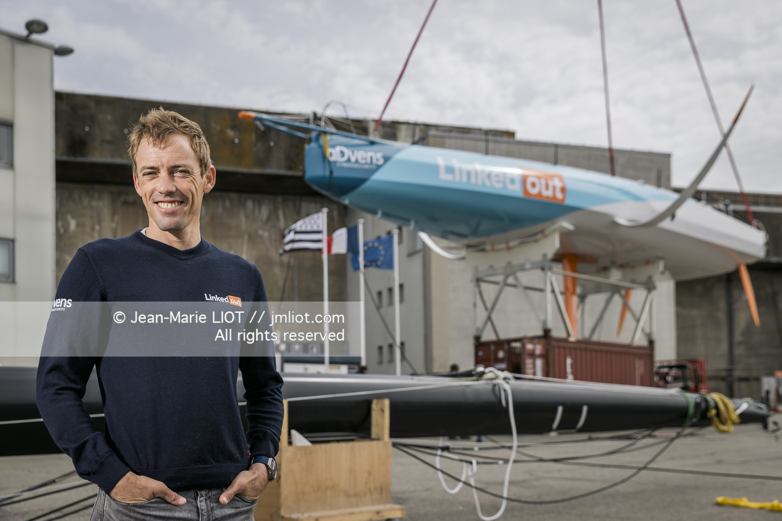 THOMAS RUYANT 2022 - MISE A L’EAU IMOCA LINKEDOUT