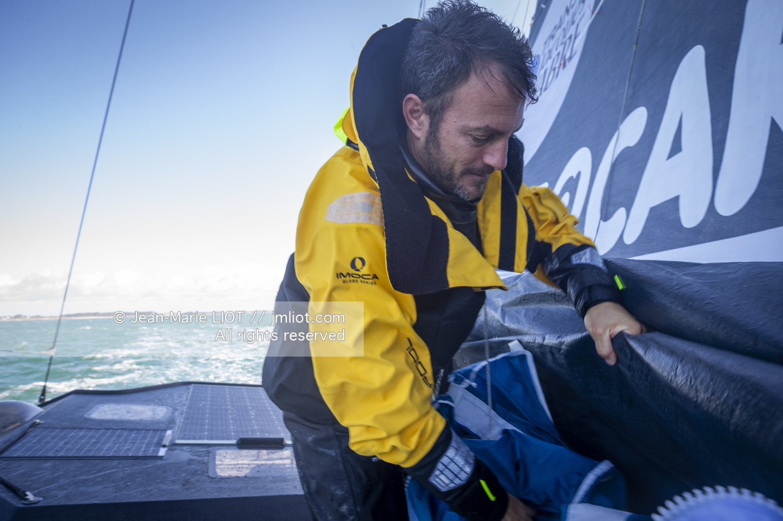 FABRICE AMEDEO ET ERIC PERON - TRANSAT JACQUES VABRE 2019 - A BORD