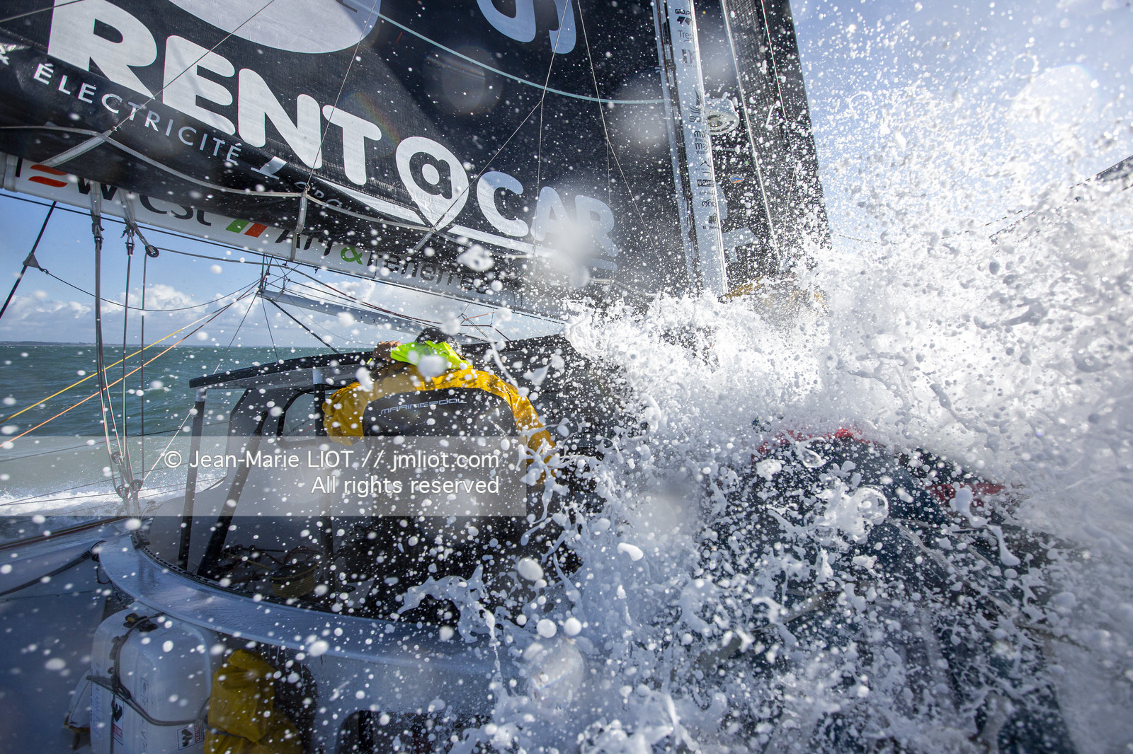 FABRICE AMEDEO ET ERIC PERON - TRANSAT JACQUES VABRE 2019 - A BORD