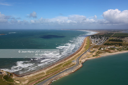 .AERIAL VIEW OF GOLFE DU MORBIHAN.PHOTO © JEAN-MARIE LIOT