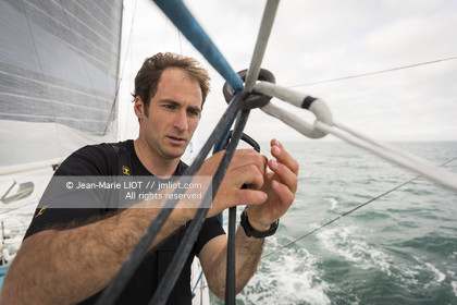 SAILING - TRANSAT JACQUES VABRE 2017 - FENETREA MIX BUFFET - ERWAN LE ROUX - VINCENT RIOU