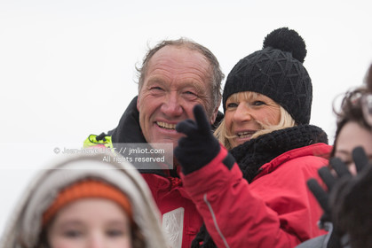 IDEC SPORT- ARRIVEE  RECORD TROPHEE JULES VERNE