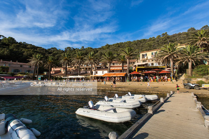 .Port-Cros, off Hyères in the department of Var, small island of 4 km long is a reserve of fauna and flora. Photo © Jean-Marie Liot