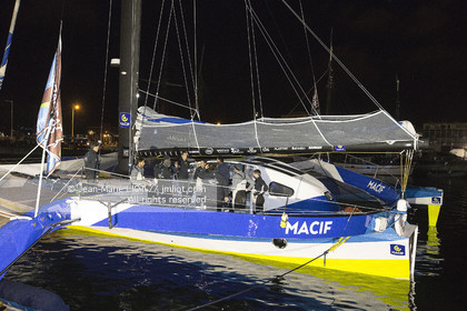Départ de la Transat Jacques Vabre, le 25 octobre 2015 au Havre.- Photo Jean Marie Liot   DPPI.
