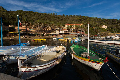 .Port-Cros, off Hyères in the department of Var, small island of 4 km long is a reserve of fauna and flora. Photo © Jean-Marie Liot