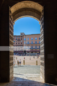 Italie, Toscane,Italy, Tuscany, Sienne, piazza del campo,