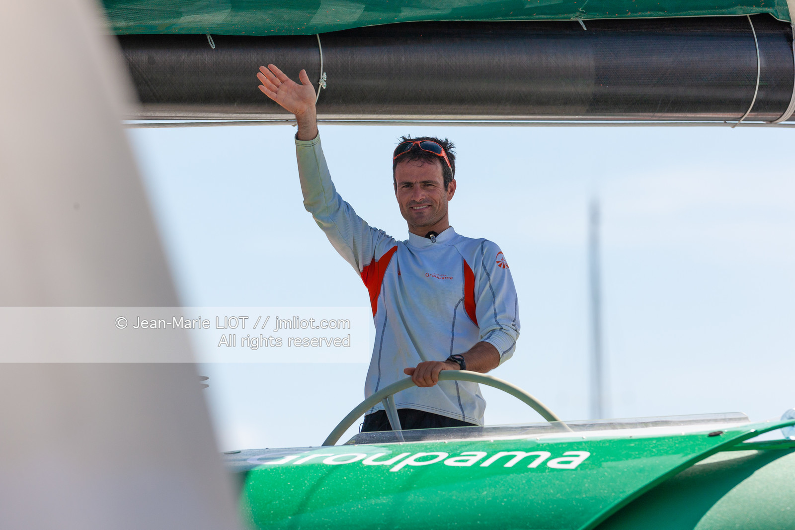 ROUTE DU RHUM 2010 - FRANCK CAMMAS - ARRIVEE