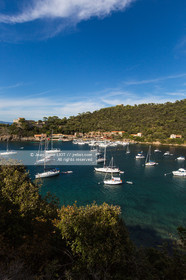 .Port-Cros, off Hyères in the department of Var, small island of 4 km long is a reserve of fauna and flora. Photo © Jean-Marie Liot