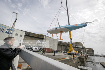 THOMAS RUYANT 2022 - MISE A L’EAU IMOCA LINKEDOUT