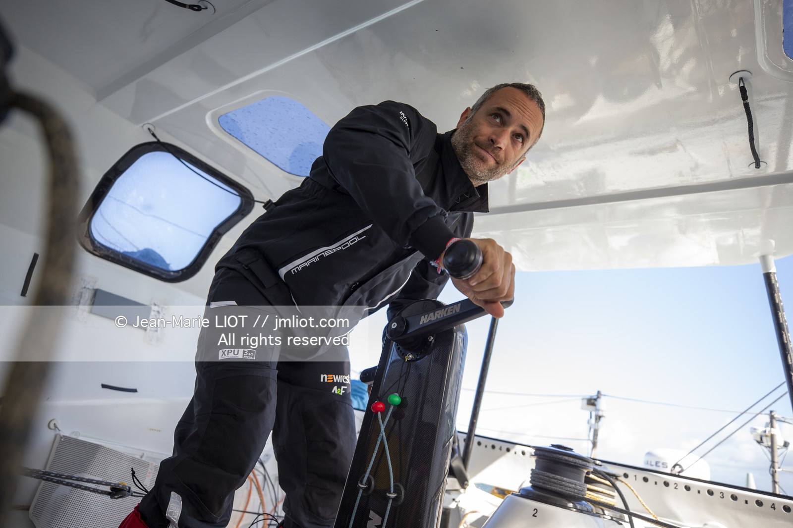 FABRICE AMEDEO ET ERIC PERON - TRANSAT JACQUES VABRE 2019 - A BORD
