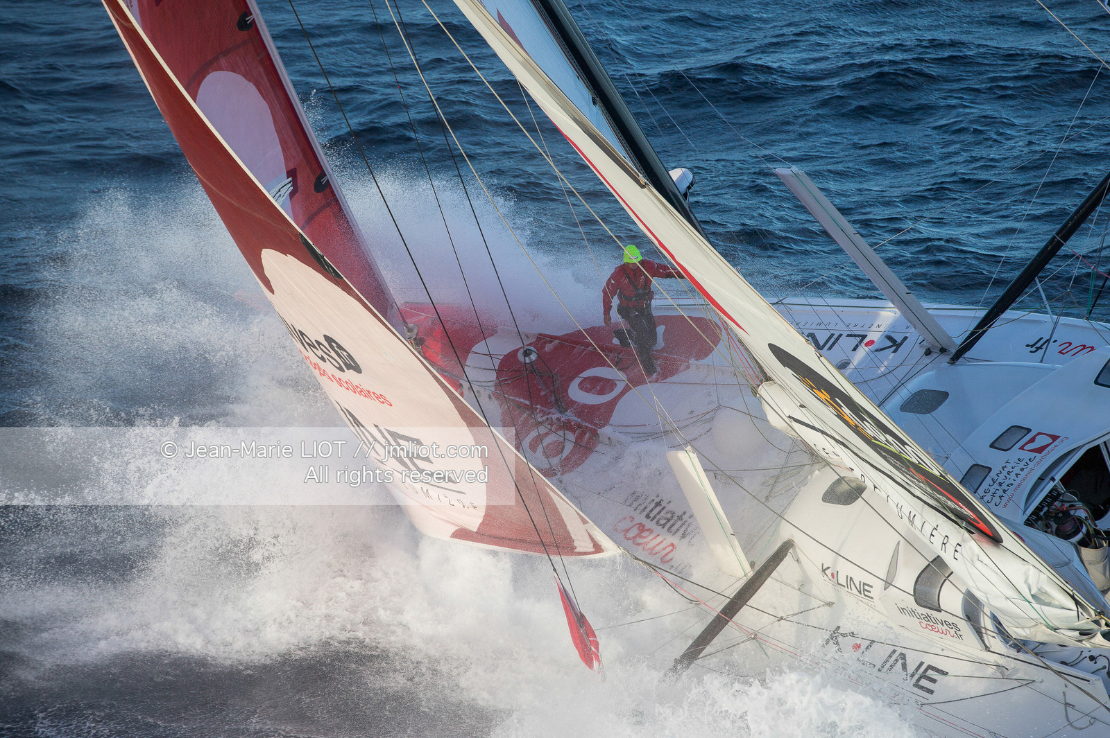 VENDEE GLOBE 2016-2017 - TANGUY DE LAMOTTE - INITIATIVES COEUR
