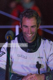 Les Sables d'Olonne, le 19 janvier 2017 arrivée d'Armel Le Cléac'h (FR) skipper de l'imoca Banque Populaire arrive 1er du Vendee globe 2016-2017. Photo © Jean-Marie Liot   DPPI