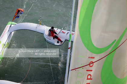 DEPART DE LA TRANSAT JACQUES VABRE.