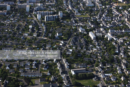 .AERIAL VIEW OF VANNES- MORBIHAN.PHOTO © JEAN-MARIE LIOT