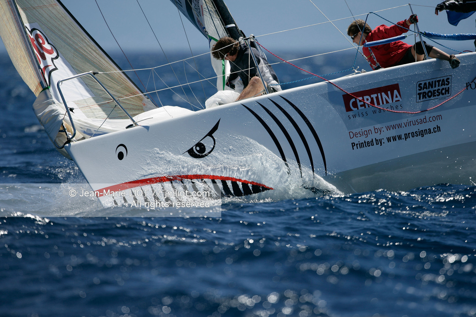 Port barcarès le 18 juillet..Le M30 suisse Bienne Voile.